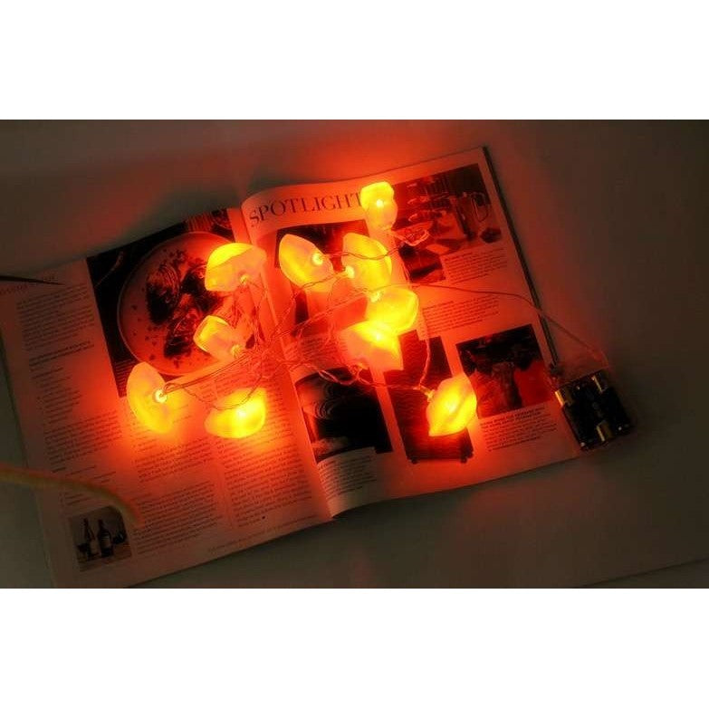 Karácsonyi installáció, füzér típusú elemekkel, 1,5 m, 10 LED