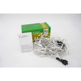 Instalatie de Craciun Vivimall® Tip Turturi, 8 jocuri de lumini Sectiune 4 m, 132 LED-uri, Interconectabila, Fir Transparent, Alb Rece - vivimall.ro