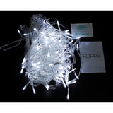 Instalatie de Craciun, Vivimall®, Tip Turturi, Sectiune 5 m, 143 LED-uri, 8 Jocuri de Lumini, Fir Alb, Lumina Alb Rece, IP44, Interconectabila - vivimall.ro