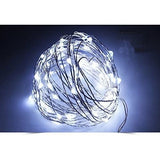 Instalatie de Craciun Liniara, Vivimall®, Tip Liniara, Fir Cupru, 8 Jocuri de Lumini, cu Telecomanda, 5 m, 50 Led-uri, Alimentare USB, 4.5V, Alb Rece