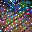 Instalație de Crăciun liniară Yoto RGRB 10 metri, 40 LED biluțe mate multicolor, vedere de ansamblu