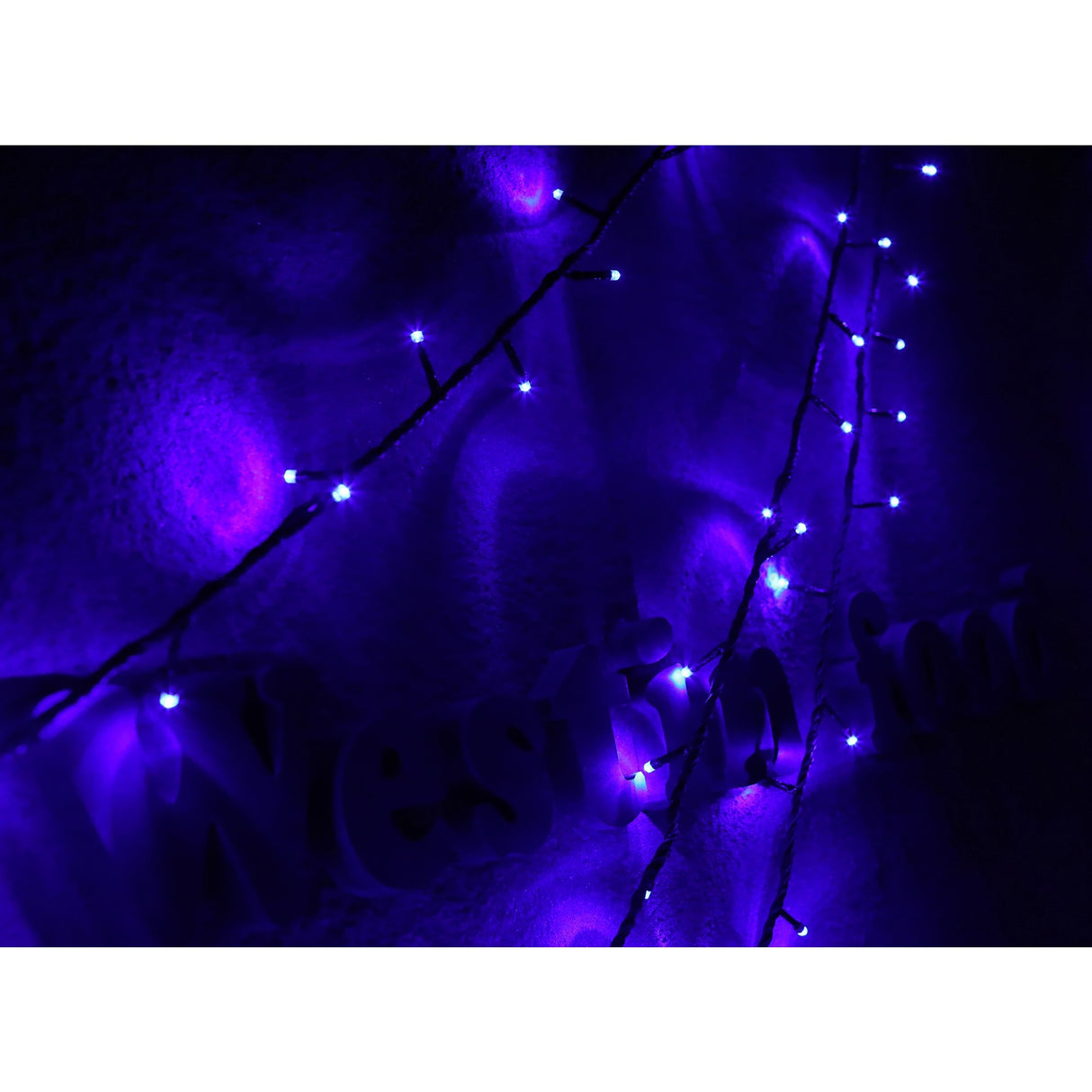 Karácsonyi installáció, prémium, lineáris típus, 21 m, 300 LED, összekapcsolható