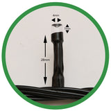 Karácsonyi installáció, prémium, lineáris típus, 21 m, 300 LED, összekapcsolható