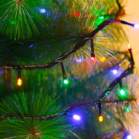 Instalatie de Craciun, Premium Flippy®, Tip Liniara, 21 m, 300 LED-uri, Interconectabila, Multicolor - vivimall.ro