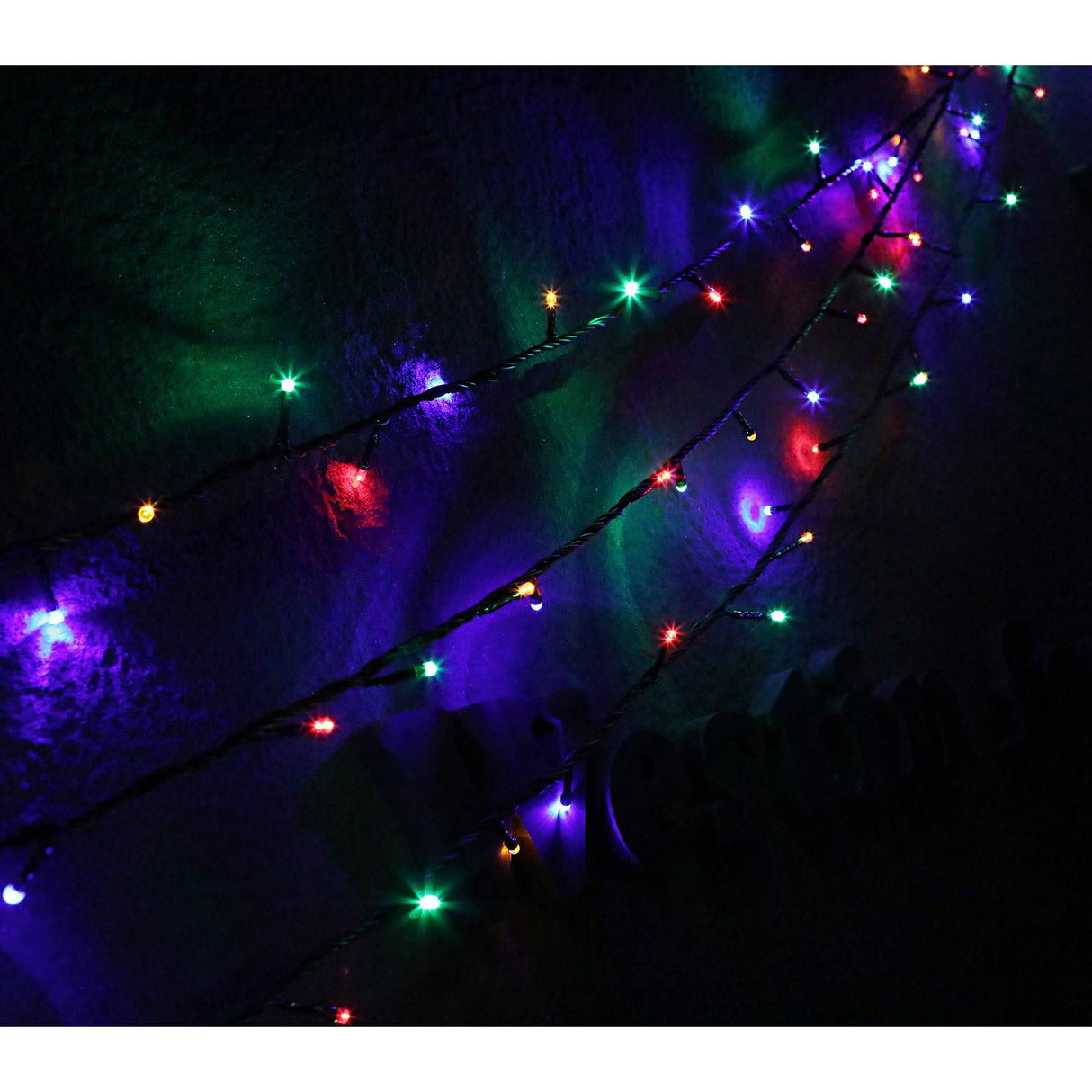 Karácsonyi installáció, prémium, lineáris típus, 21 m, 300 LED, összekapcsolható
