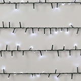 Karácsonyi installáció, prémium, lineáris / füzér típusú, 50 m, 500 nagy LED, menő