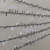 Karácsonyi installáció, prémium, lineáris / füzér típusú, 50 m, 500 nagy LED, menő