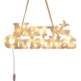 Instalatie Led De Craciun, Litere 3D, Merry Christmas, Lumina Calda