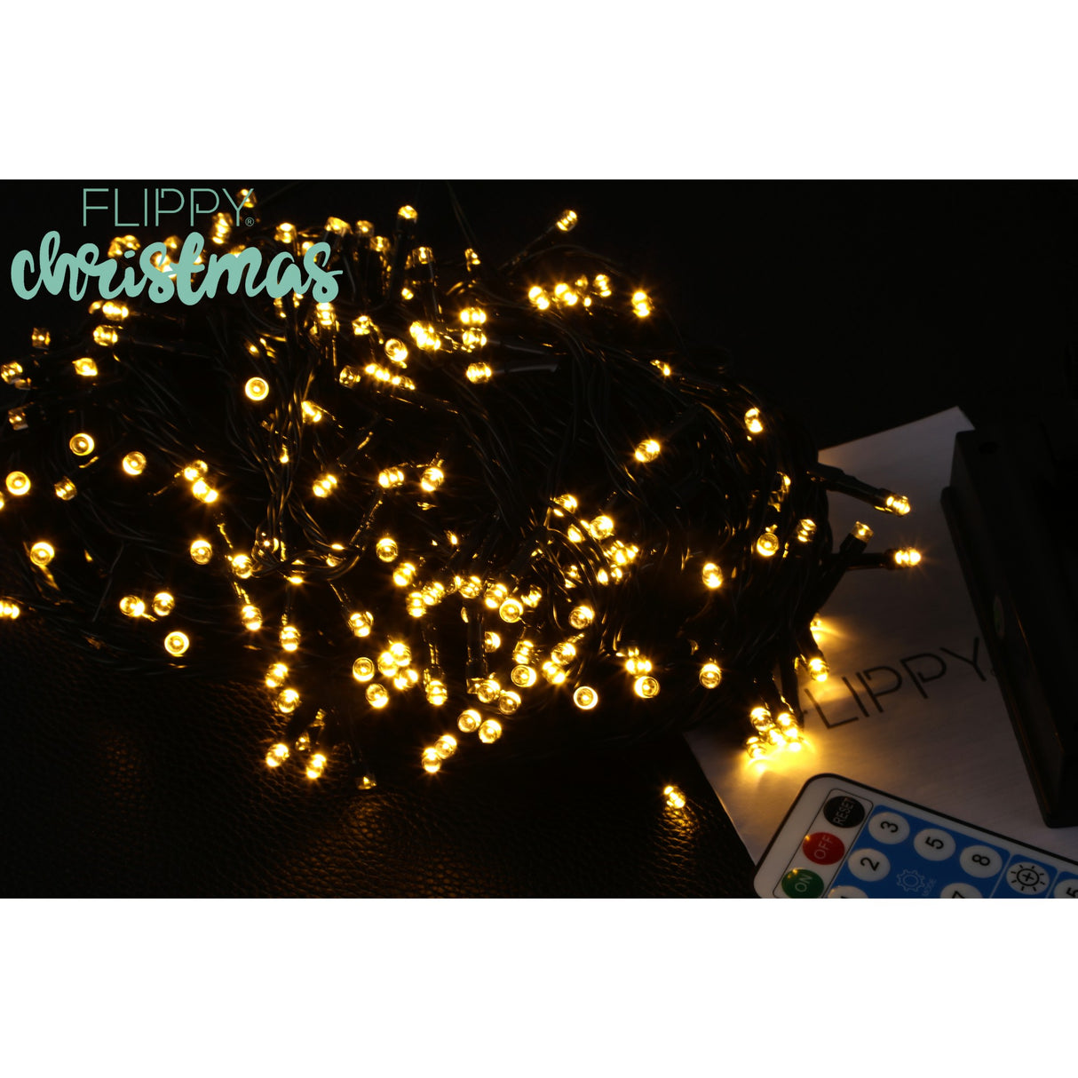 LED karácsonyi fényinstalláció, 300 LED, 32 méter hosszú, 8 program, beltéri/kültéri, napelemes töltés