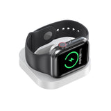 Incarcator Wireless pentru Smart iWatch, Vivimall, Compatibil cu Apple iWatch 1/9, Magnetic Charger, Interfata TYPE-C, 3W, 7.5 x 7.5 x 1.2 cm, Pliabil, Alb - vivimall.ro