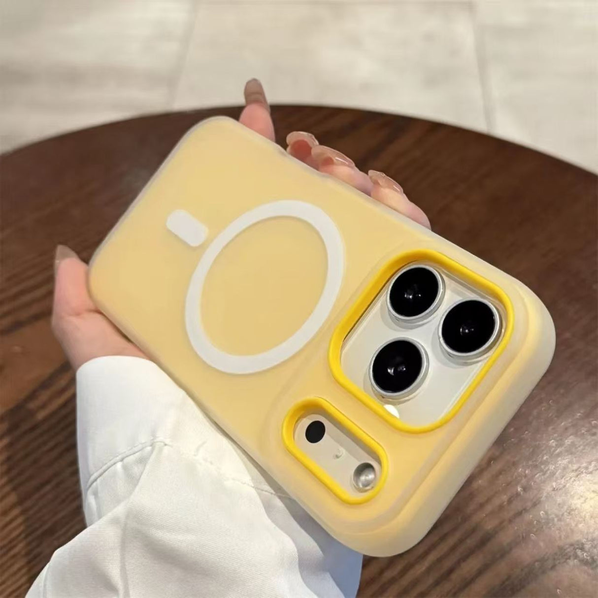 Husa Jelly Magnetic 2in1, Flippy, pentru iPhone 17 Pro, Magsafe, Portocaliu