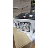 Joc Bingo Vivimall, din metal, 75 bile albe, portabil, 21 x 21 cm, negru, Resigilat - vivimall.ro