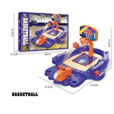 Joc de Masa Mini Baschet Interactiv pentru Copii, Vivimall, Mingi Incluse, 25.5x19.5x13.5 cm, Mov - vivimall.ro