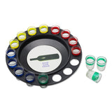 Joc de Societate "Adevar sau Provocare" Vivimall, Ruleta cu 16 pahare de Shot din Sticla, pentru Petreceri, Distractie, Cadouri, Multicolor - vivimall.ro