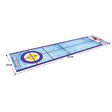 Covor de Curling albastru Vivimall 90x20 cm cu 6 mingi incluse, vedere frontală completă