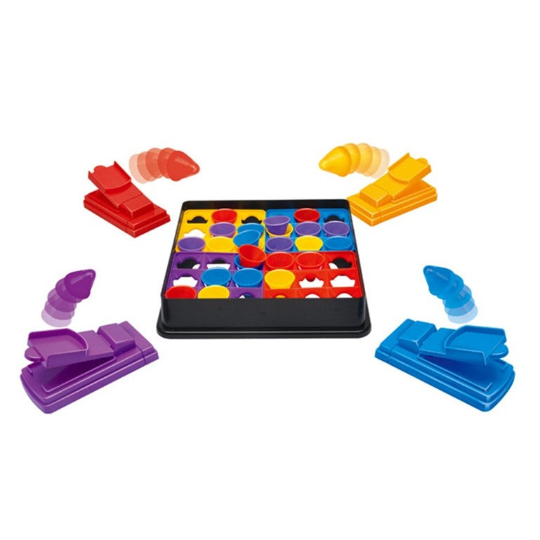 Joc Interactiv pentru Copii, Vivimall, 4 Hats Off, Tabla de Joc, Figurine Palarii, +3 Ani, Multicolor - vivimall.ro