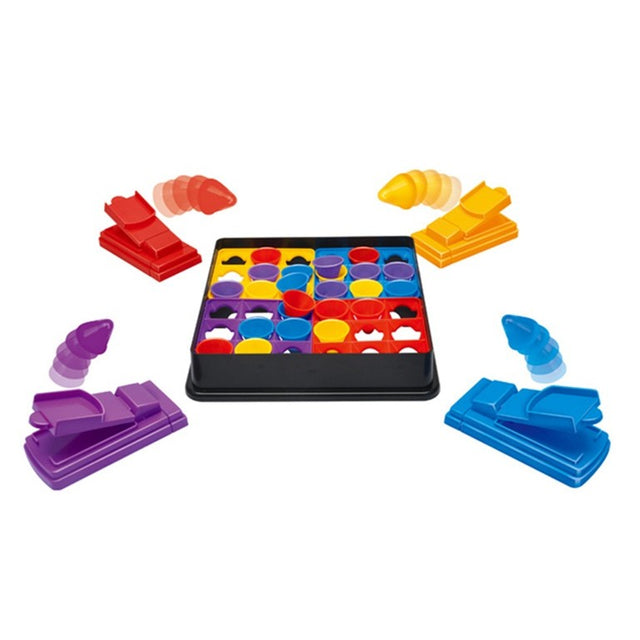 Joc Interactiv pentru Copii, Vivimall, 4 Hats Off, Tabla de Joc, Figurine Palarii, +3 Ani, Multicolor - vivimall.ro