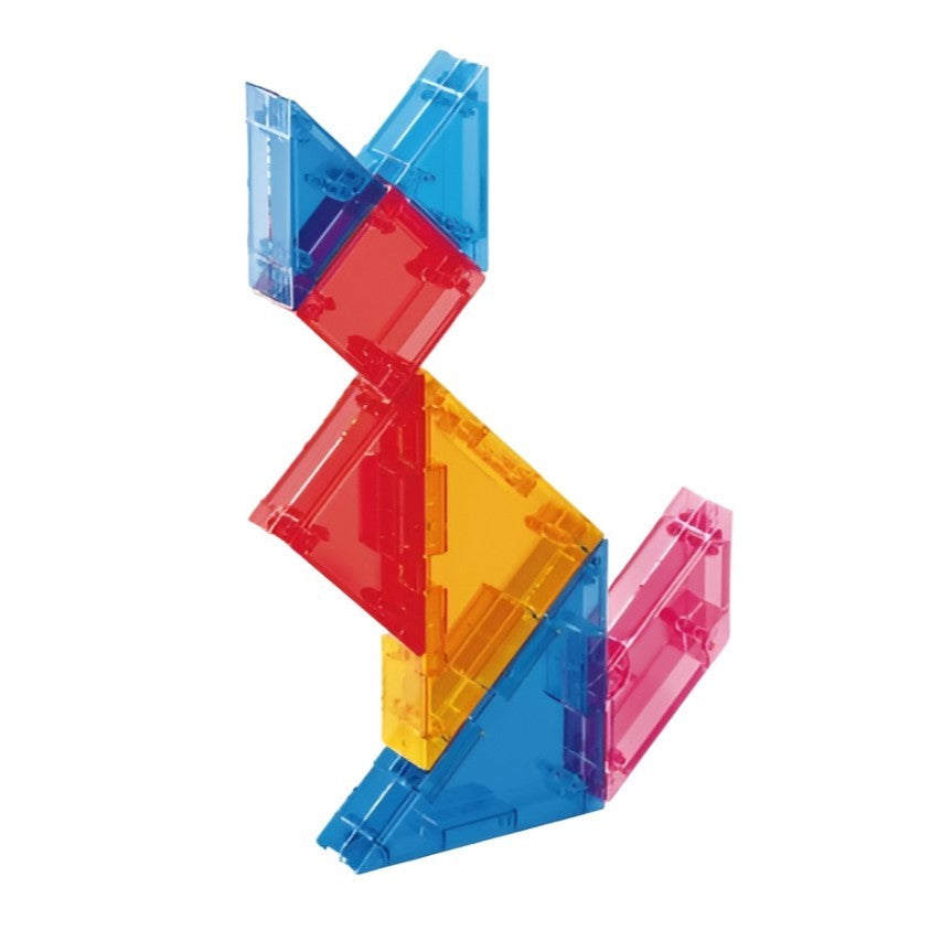 Joc Magnetic Tangram, 7 Piese Magnetice, Forme Geometrice, 3 Ani, Eva, Abs, Magnet