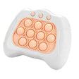 Joc Pop It, Vivimall, consola, joc interactiv, antistres, cu baterii, Abs si silicon, Alb, 12 x 10 x 5.8 cm - vivimall.ro