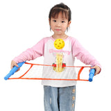 Joc Spikeball, Vivimall, pentru Copii, Joc in 2, pentru Plaja, Parcuri, Interior, 2 Plase, 2 Mingi Normale, 2 Mingi Luminoase, Senzorial, Prinderea Mingii, 50x30 cm,  Multicolor - vivimall.ro