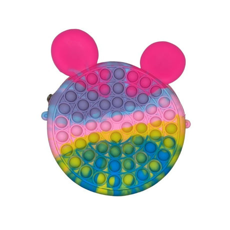 Szilikon Antistress Játék Pop It Táska, Mickey Egér