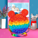 Pop It Szivárvány Egér Táska | BubbleBag