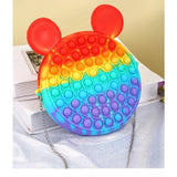 Pop It Szivárvány Egér Táska | BubbleBag
