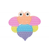 Jucarie antistres din silicon, Vivimall, Pop It Now and Flip It, Albinuta, Multicolor - vivimall.ro