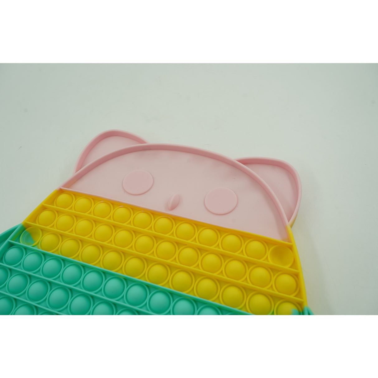 Jucarie antistres din silicon Vivimall, Pop it Now and Flip It ,Bufnita ,Multicolor - vivimall.ro