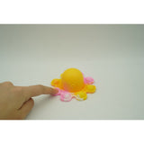 Jucarie antistres din silicon, Vivimall®, Pop It Now and Flip It, Caracatita reversibila, Multicolor, V3 - vivimall.ro