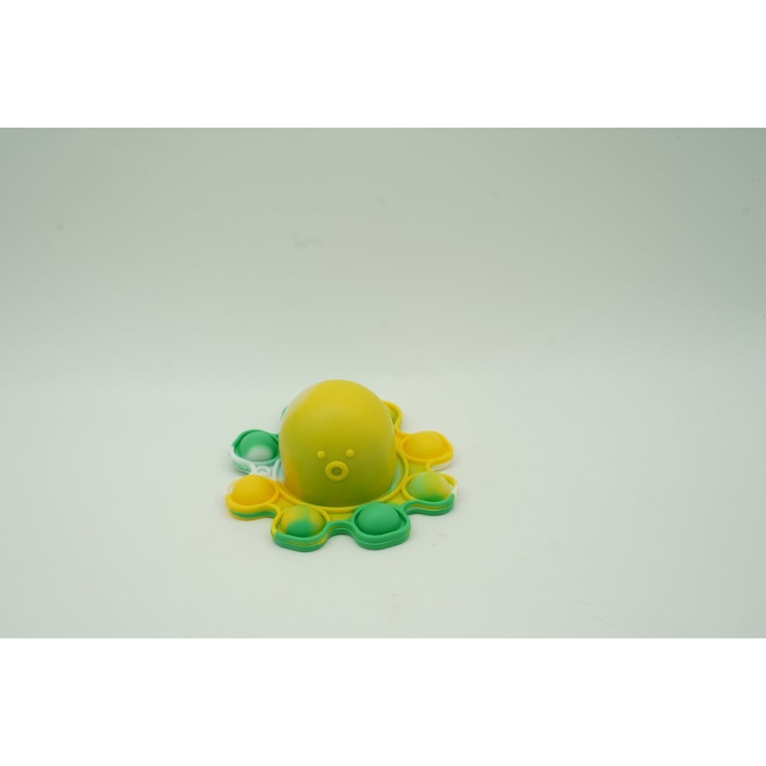 Jucarie antistres din silicon, Vivimall®, Pop It Now and Flip It, Caracatita reversibila, Multicolor, V5 - vivimall.ro