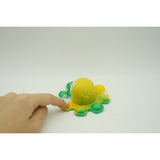 Jucarie antistres din silicon, Vivimall®, Pop It Now and Flip It, Caracatita reversibila, Multicolor, V5 - vivimall.ro