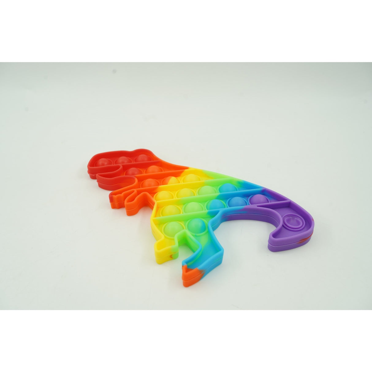 Jucarie antistres din silicon, Vivimall, Pop It Now and Flip It, Dinozaur mic, Multicolor V1 - vivimall.ro