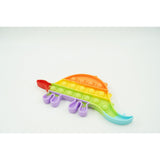 Jucarie antistres din silicon, Vivimall, Pop It Now and Flip It, Dinozaur mic, Multicolor V4 - vivimall.ro