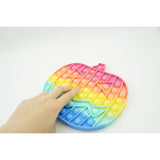 Jucarie antistres din silicon, Vivimall, Pop It Now and Flip It, Dovleac Halloween, Multicolor - vivimall.ro