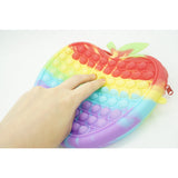 Jucarie antistres din silicon, Flippy, Pop It Now and Flip It, Geanta de umar, Mar, Multicolor - vivimall.ro