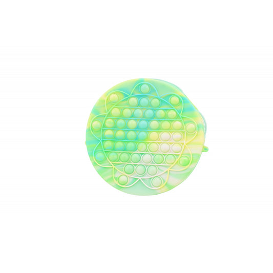 Jucarie antistres din silicon, Vivimall, Pop It Now and Flip It, Geanta, Floarea Soarelui, Verde - vivimall.ro