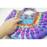 Pop It Nagy Táska 28 Cm Kék/Lila | FlipPop