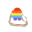 Jucarie antistres din silicon, Vivimall, Pop It Now and Flip It, Geanta mica, Among Us, Multicolor - vivimall.ro