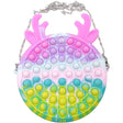 Jucarie antistres din silicon Vivimall, Pop it Now and Flip It ,Geanta ,Multicolor - vivimall.ro