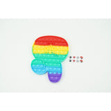 Jucarie antistres din silicon, Vivimall, Pop It Now and Flip It, Iepuras, Multicolor - vivimall.ro