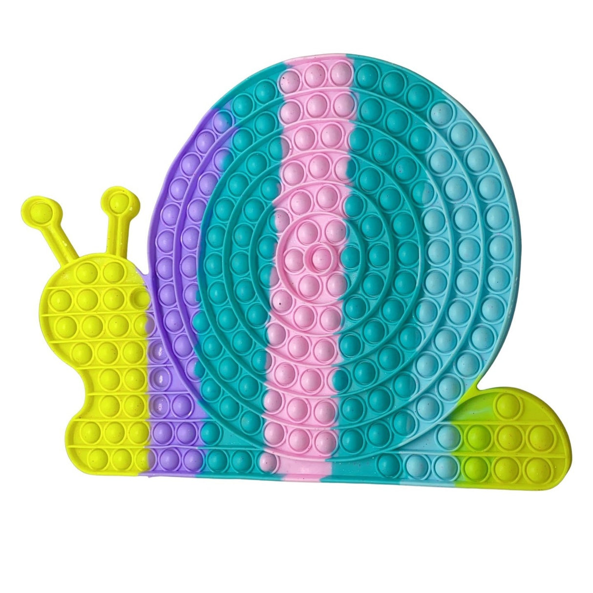 Szilikon Antistressz Játék, Pattintsd ki és fordítsd meg, Csiga, 15 cm, ​​Macarons