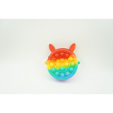 Pop It Mini Nyuszi Táska 6 Cm Szivárvány | BunnyPop 1