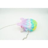 Jucarie antistres din silicon Flippy, Pop it Now and Flip It ,Mini Geanta, Mickey Mouse, 6 cm, Macarons - vivimall.ro