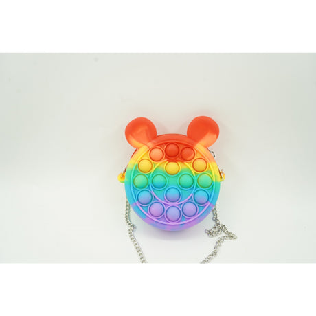 Pop It Mini Egértáska 6 cm Szivárvány | FlipFun 3