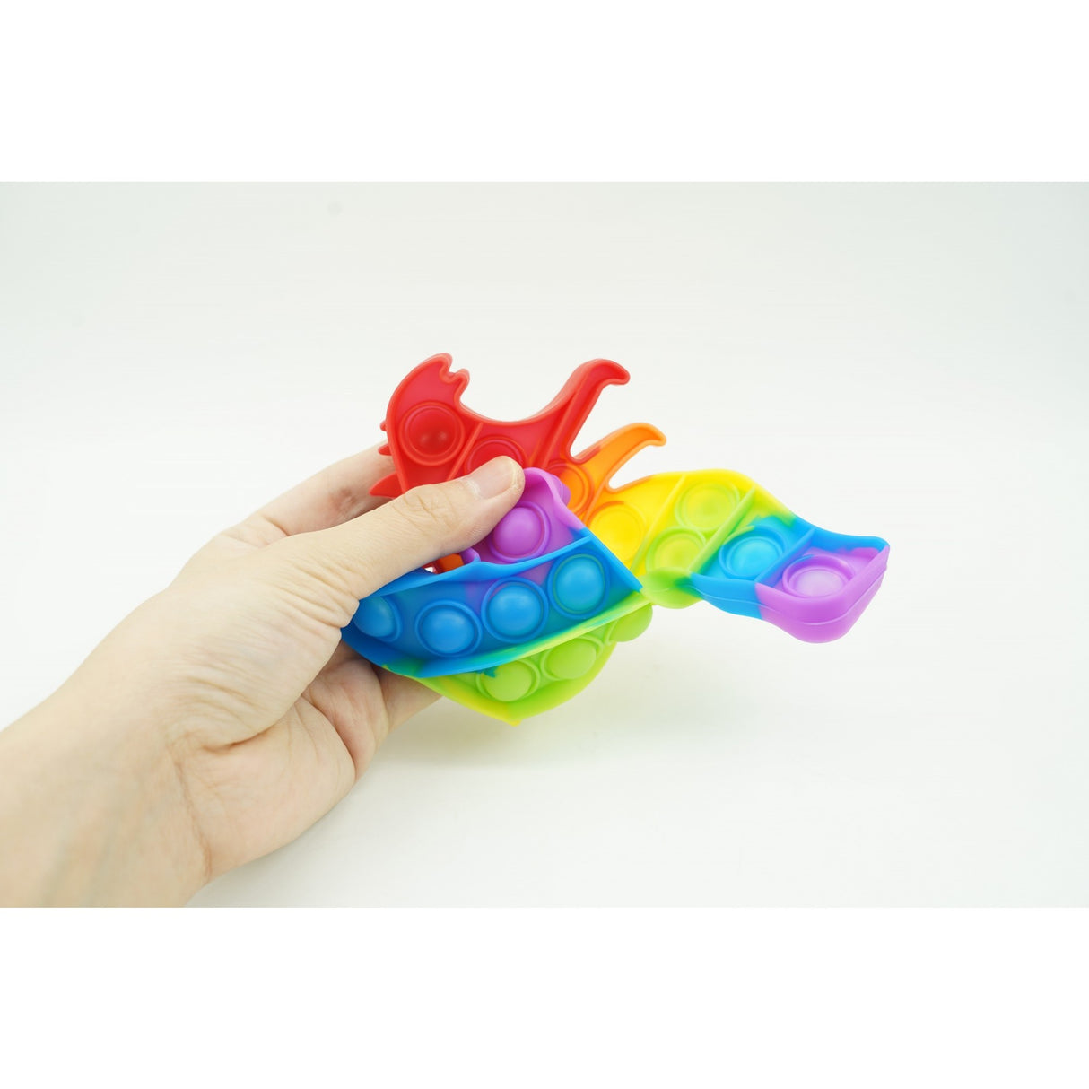 Jucarie antistres din silicon, Vivimall, Pop It Now and Flip It, Monstru, Multicolor - vivimall.ro