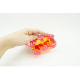 Jucarie antistres din silicon, Flippy, Pop It Now and Flip It, Portofel ursulet, Alb/Galben - vivimall.ro