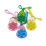 Jucarie antistres din silicon, Vivimall, Pop It Now and Flip It, Simple Dimple, Breloc, Avocado, Verde, Resigilat - vivimall.ro