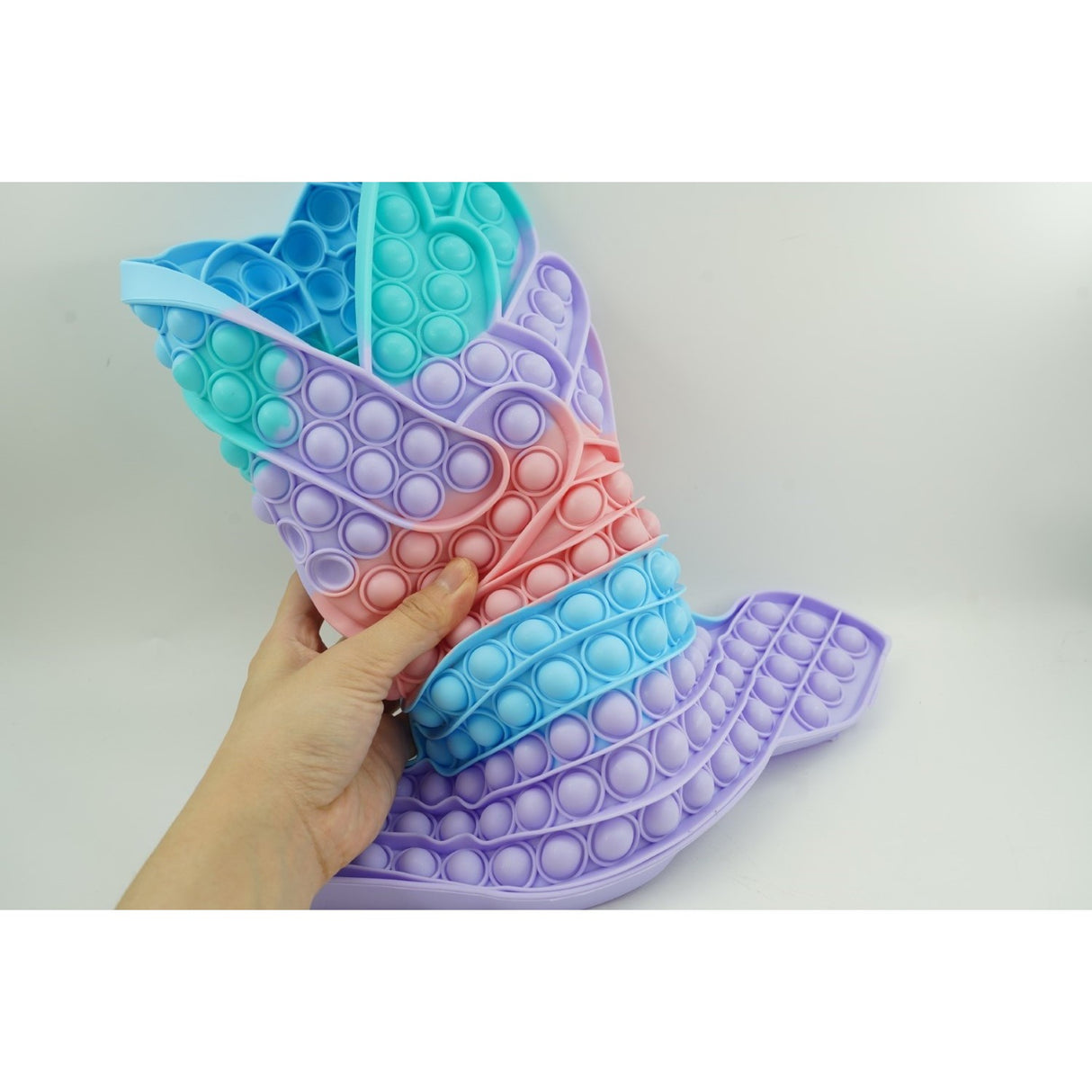 Jucarie antistres din silicon Vivimall, Pop it Now and Flip It ,Unicorn cu aripi ,Curcubeu - vivimall.ro