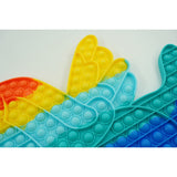 Jucarie antistres din silicon Vivimall, Pop it Now and Flip It ,Unicorn cu aripi ,Multicolor - vivimall.ro